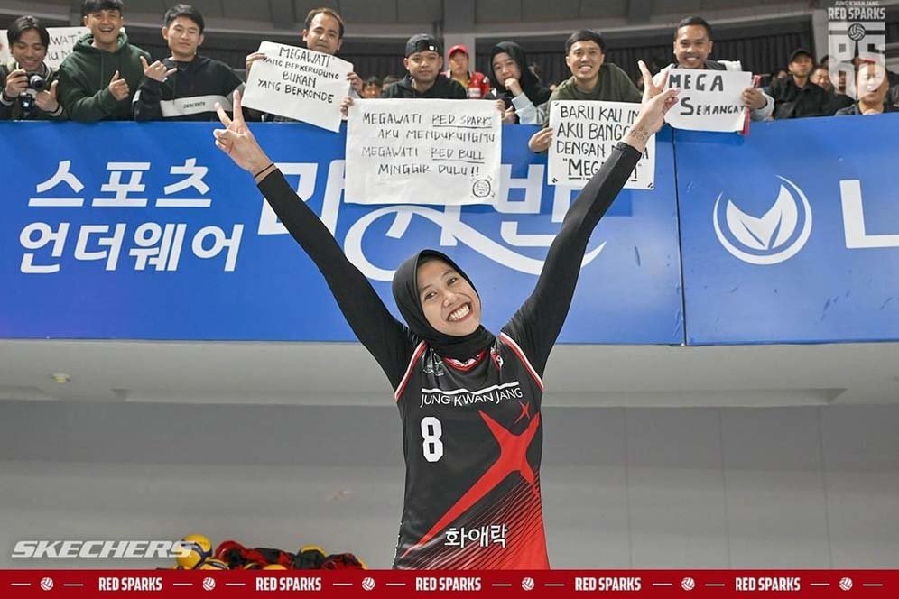 Main di Liga Voli Korea Selatan, Berapa Gaji Megawati Hangestri di Daejeon Red Sparks? Main di Liga Voli Korea Selatan, Berapa Gaji Megawati Hangestri di Daejeon Red Sparks?