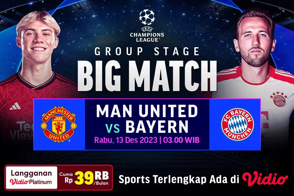 Link Live Streaming Liga Champions: Manchester United Vs Bayern Munchen di Vidio Link Live Streaming Liga Champions: Manchester United Vs Bayern Munchen di Vidio