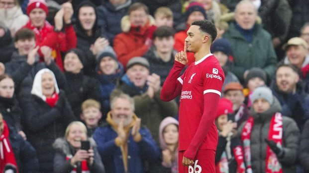Trent Alexander-Arnold jadi Pembeda saat Liverpool Susah Payah Taklukkan Fulham di Liga Inggris