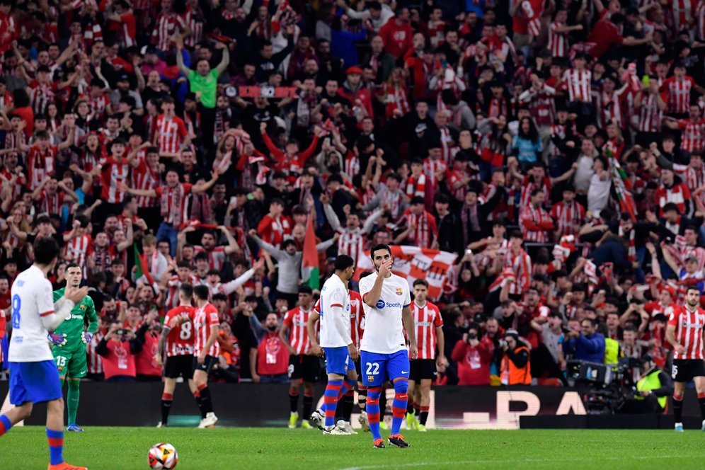 Hasil Athletic Bilbao vs Barcelona: Skor 4-2