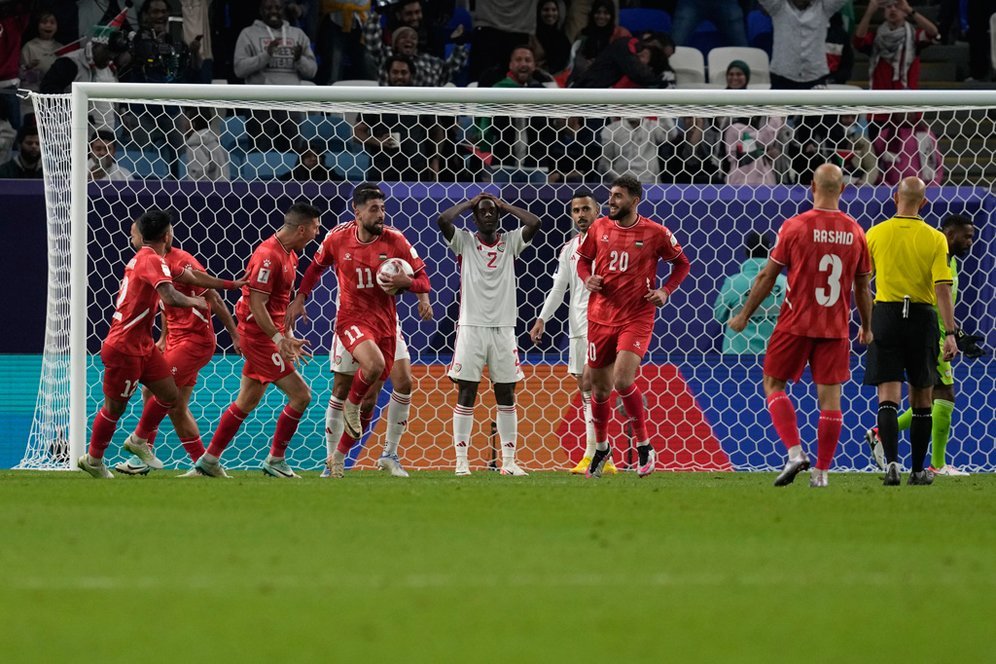 Hasil Piala Asia 2023: Palestina Ditahan Imbang 1-1 Oleh 10 Pemain Uni Emirat Arab