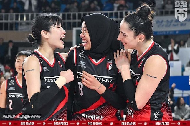 Red Sparks Manjakan Fans Indonesia