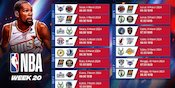 Jadwal Live Streaming Pekan 20 NBA 2023/2024 di Vidio, 4-10 Maret 2024