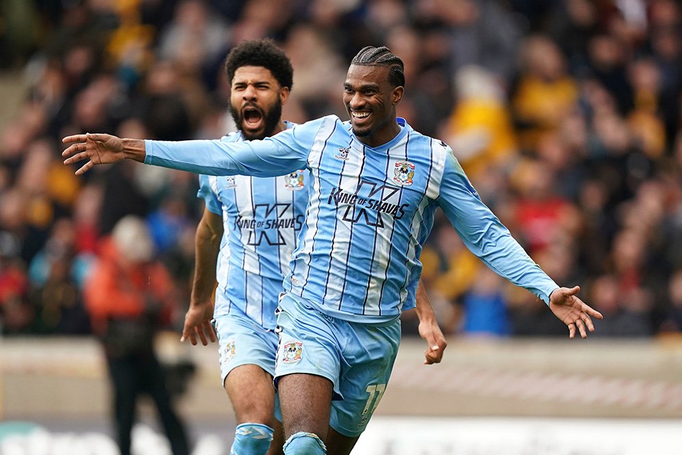 Dua Gol Injury Time, Coventry City Pecundangi Wolves ke Semifinal FA Cup