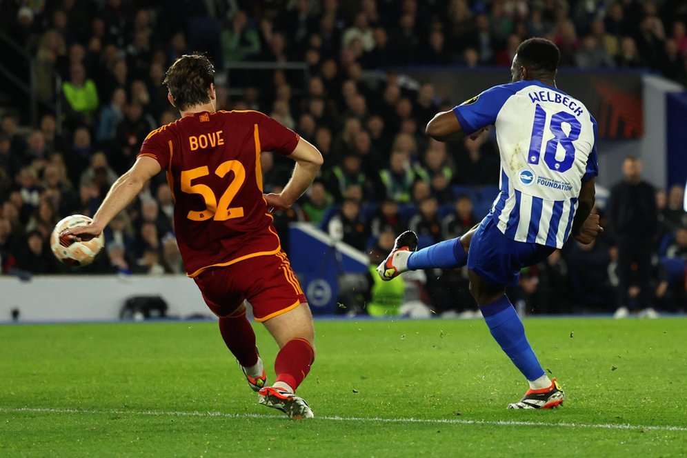 Hasil Brighton vs AS Roma: Skor 1-0 (Agg. 1-4)
