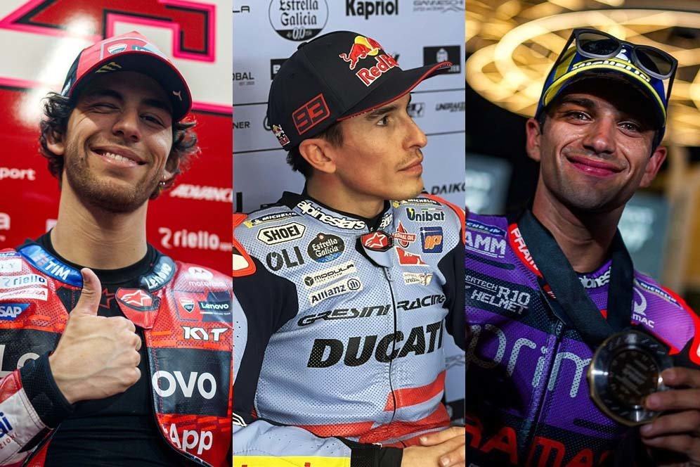 Pilih Marc Marquez atau Rider Junior? Usia Jadi Faktor Penting Keputusan Ducati untuk MotoGP 2025 Pilih Marc Marquez atau Rider Junior? Usia Jadi Faktor Penting Keputusan Ducati untuk MotoGP 2025