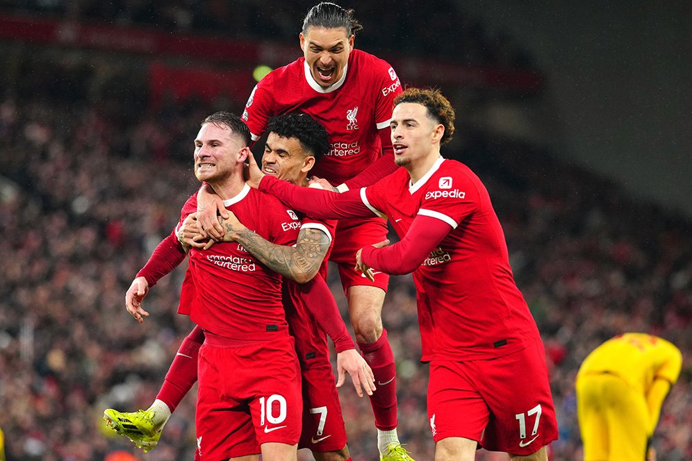 Hasil Liverpool vs Sheffield United: Skor 3-1
