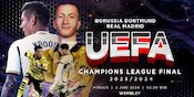 Live Streaming SCTV: Borussia Dortmund vs Real Madrid 2 Juni 2024