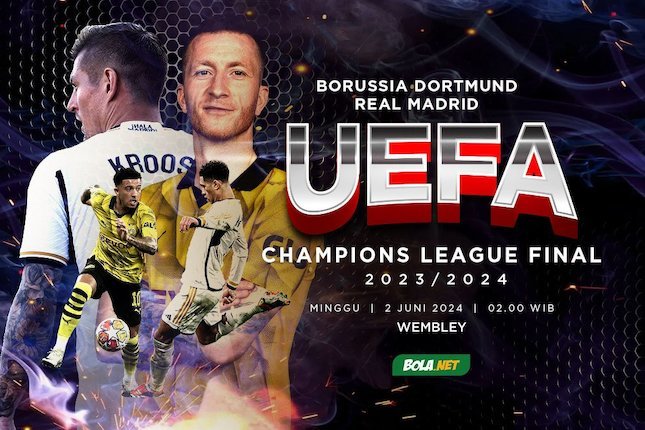 Final Liga Champions 2023/2024: Dortmund vs Madrid Final Liga Champions 2023/2024: Dortmund vs Madrid