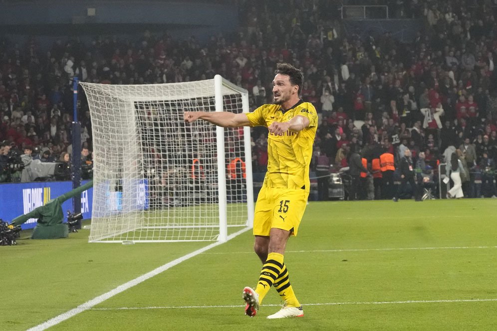 Mats Hummels, Usia 35 Tahun, Gol di Fase Gugur Liga Champions Mats Hummels, Usia 35 Tahun, Gol di Fase Gugur Liga Champions