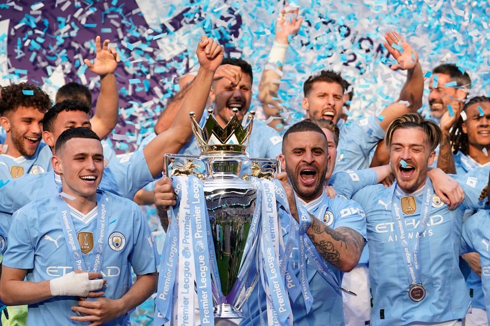 Fantastis! Man City Juara 4 Kali Beruntun, Rekor Baru dalam Sejarah Liga Inggris Fantastis! Man City Juara 4 Kali Beruntun, Rekor Baru dalam Sejarah Liga Inggris