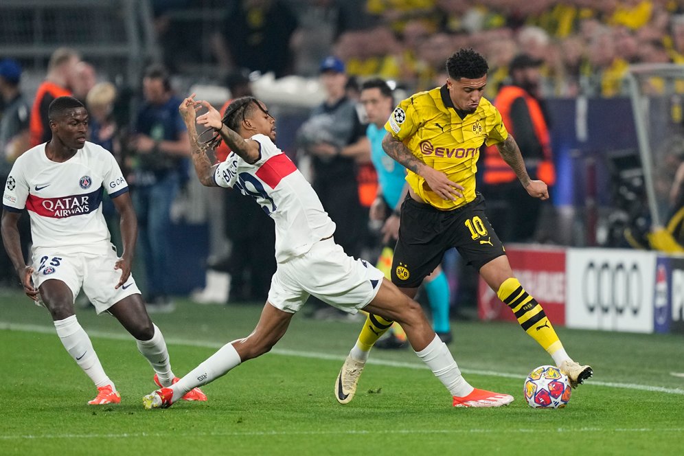 Tak Pernah Terjadi di MU, Jadon Sancho Catat Statistik Fenomenal Lawan PSG di Semifinal Liga Champions Tak Pernah Terjadi di MU, Jadon Sancho Catat Statistik Fenomenal Lawan PSG di Semifinal Liga Champions