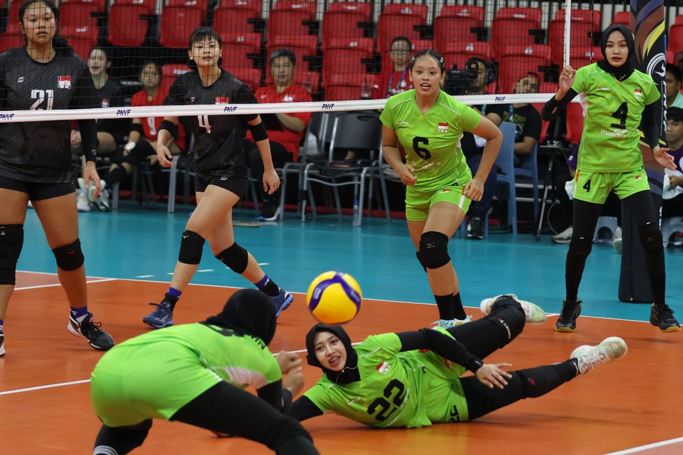 AVC Challenge Cup 2024: Bangkit, Indonesia Kalahkan Singapura