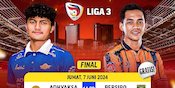 Link Siaran Langsung Liga 3 Final: Adhyaksa Farmel vs Persibo Bojonegoro di Vidio Link Siaran Langsung Liga 3 Final: Adhyaksa Farmel vs Persibo Bojonegoro di Vidio