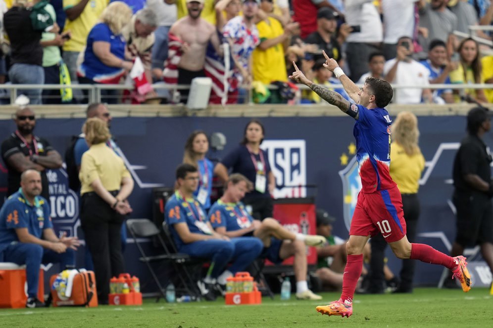 Hasil Amerika Serikat vs Brasil: Pulisic Bikin Gol, Laga Berakhir Imbang Hasil Amerika Serikat vs Brasil: Pulisic Bikin Gol, Laga Berakhir Imbang