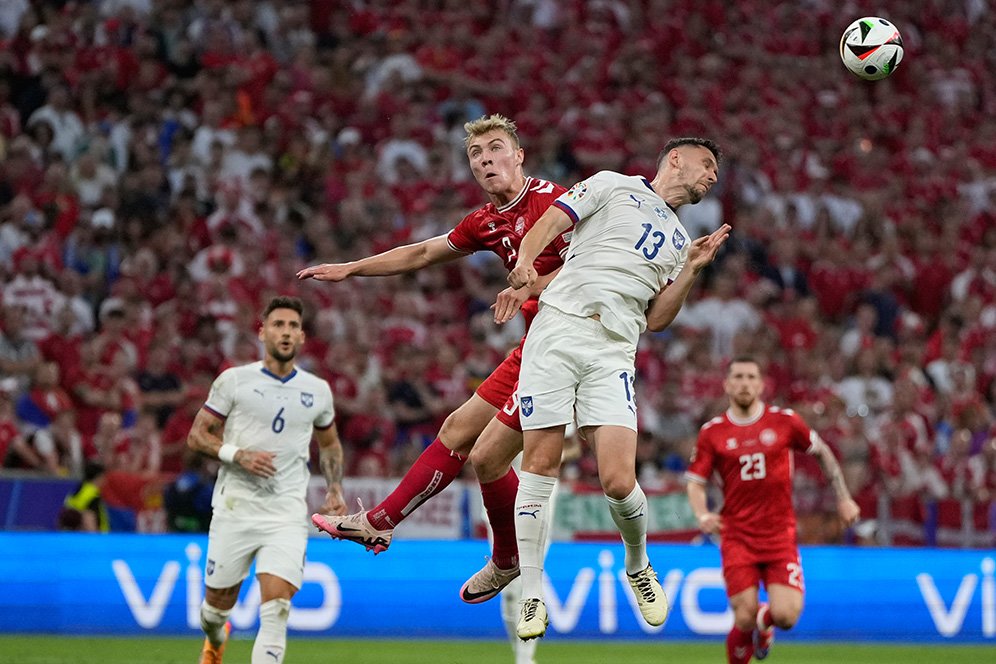 Hasil Euro 2024 Denmark vs Serbia: Skor 0-0