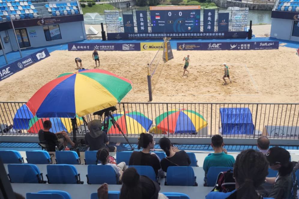 Kandas di Semifinal, Tim Voli Pantai Putra Indonesia Gagal ke Olimpiade 2024 Kandas di Semifinal, Tim Voli Pantai Putra Indonesia Gagal ke Olimpiade 2024