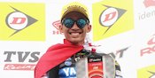 Doa Mama Jadi Pendukung Terbesar Arai Agaska Naik Podium di Race 2 AP250 ARRC Mandalika 2024