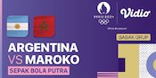 Link Live Streaming Argentina vs Maroko - Sepak Bola Olimpiade Paris 2024 di Vidio Link Live Streaming Argentina vs Maroko - Sepak Bola Olimpiade Paris 2024 di Vidio
