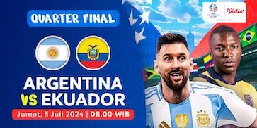 Link Live Streaming Argentina Vs EKuador di Vidio, 5 Juli 2024 Link Live Streaming Argentina Vs EKuador di Vidio, 5 Juli 2024