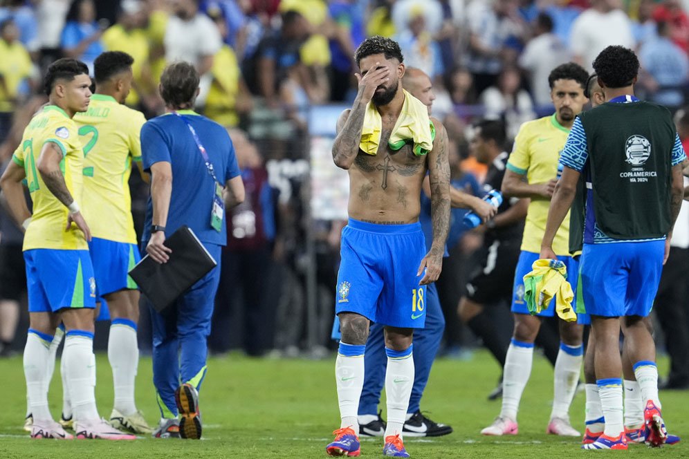 Brasil di Copa America 2024: 4 Laga, cuma 1 Kali Menang, Kandas di Perempat Final Brasil di Copa America 2024: 4 Laga, cuma 1 Kali Menang, Kandas di Perempat Final