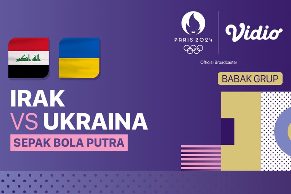 Link Live Streaming Irak vs Ukraina - Sepak Bola Olimpiade Paris 2024 di Vidio Link Live Streaming Irak vs Ukraina - Sepak Bola Olimpiade Paris 2024 di Vidio