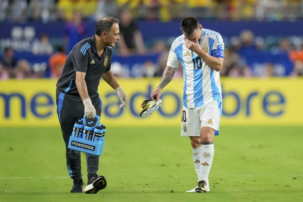 Tangis Lionel Messi di Final Copa America 2024