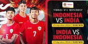Link Live Streaming Timnas Indonesia U-17 vs India U-17 di Vidio Link Live Streaming Timnas Indonesia U-17 vs India U-17 di Vidio