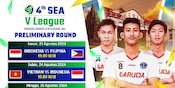 Jadwal Live Streaming Mens SEA V League 2024, 23-25 Agustus 2024