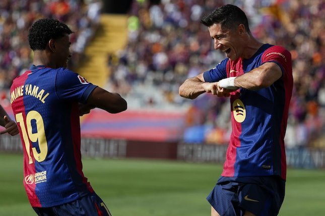 Lewandowski Ganas, Raphinha Cemerlang Lewandowski Ganas, Raphinha Cemerlang
