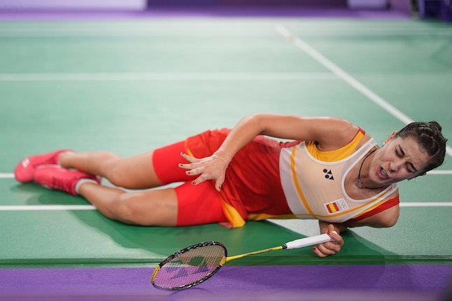 Berharap Cedera Carolina Marin Tak Serius Berharap Cedera Carolina Marin Tak Serius
