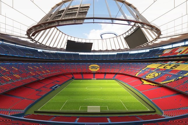 4. Camp Nou (Barcelona - 99.354 Penonton) 4. Camp Nou (Barcelona - 99.354 Penonton)