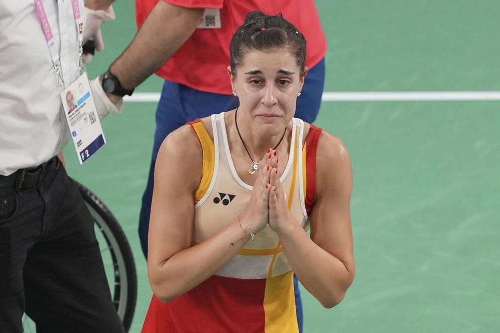 Dukungan Moral Marc Marquez untuk Carolina Marin di Olimpiade Paris 2024: Semangat, Kamu Kuat! Dukungan Moral Marc Marquez untuk Carolina Marin di Olimpiade Paris 2024: Semangat, Kamu Kuat!