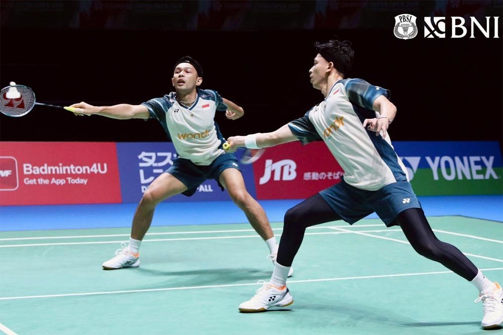 Hasil Japan Open 2024: Kalahkan Xie Hao Nan/Zheng Wei Han, Fajar/Rian Merasa Belum Optimal