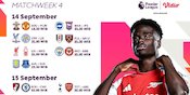 Link Live Streaming Liga Inggris 2024/25 Matchweek 4 di Vidio Pekan Ini