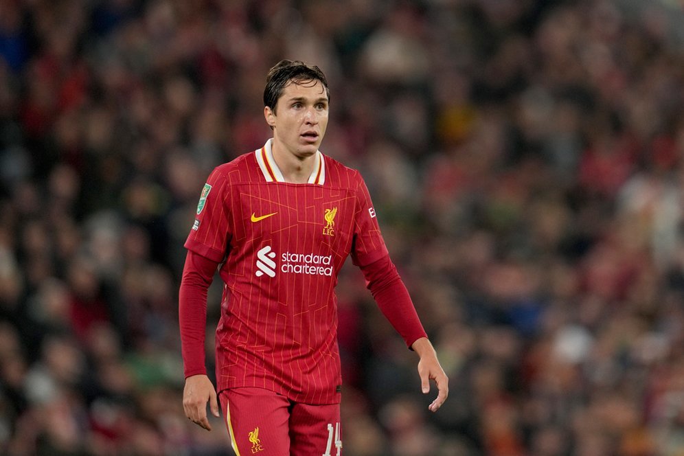 Cedera, Federico Chiesa Bakal Absen Di Laga Liverpool vs Bologna Cedera, Federico Chiesa Bakal Absen Di Laga Liverpool vs Bologna