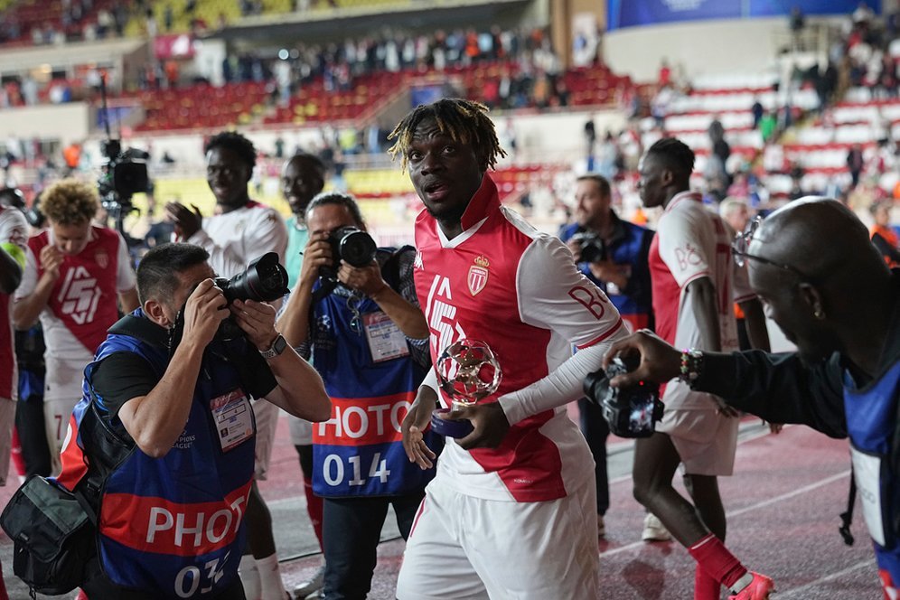 Man of the Match AS Monaco vs Barcelona: George Ilenikhena Man of the Match AS Monaco vs Barcelona: George Ilenikhena