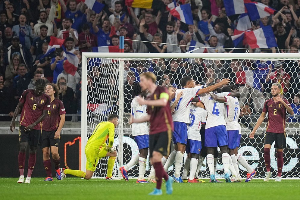 Hasil Prancis vs Belgia: Skor 2-0