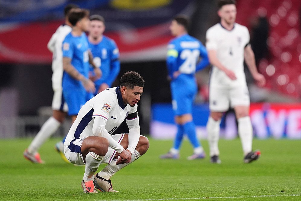 Hasil Inggris vs Yunani: Skor 1-2