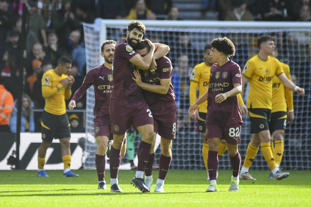 Hasil Wolverhampton vs Manchester City: Skor 1-2 Hasil Wolverhampton vs Manchester City: Skor 1-2