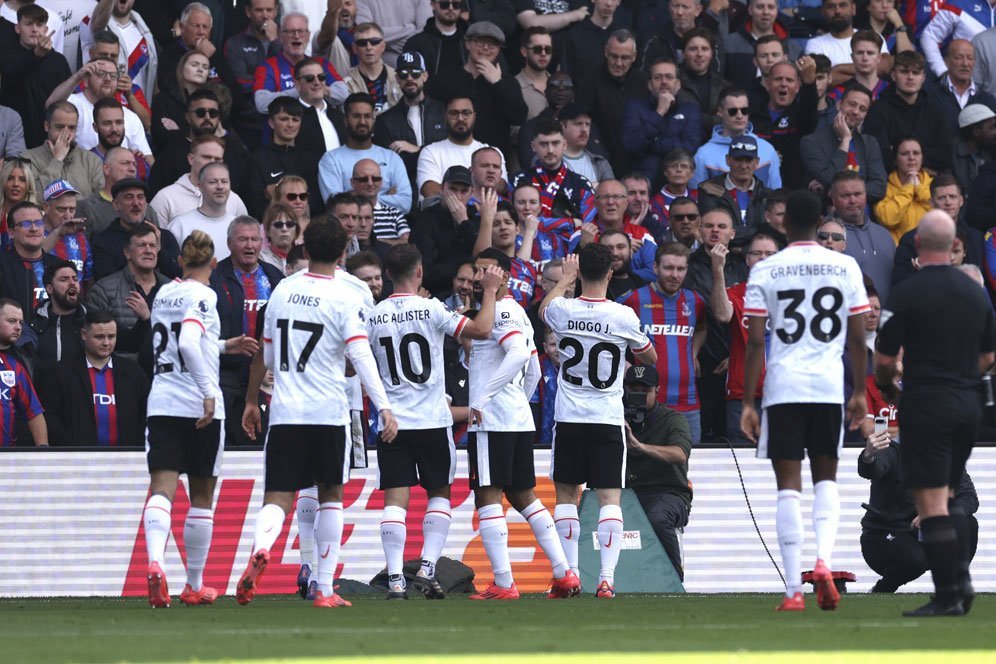 Hasil Crystal Palace vs Liverpool: Skor 0-1 Hasil Crystal Palace vs Liverpool: Skor 0-1