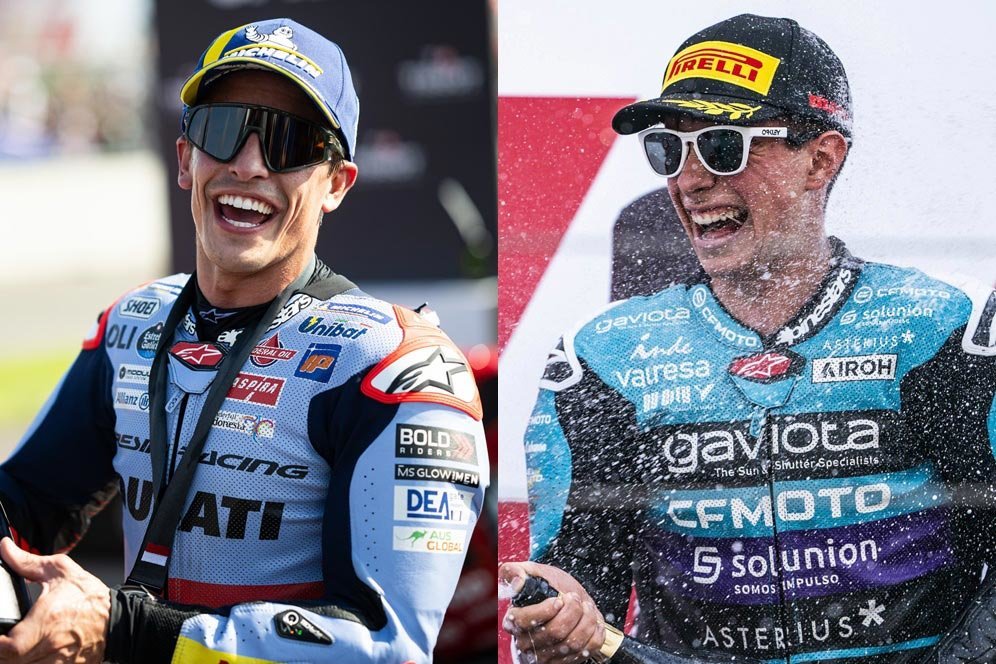 Marc Marquez Soal Kans Balapan di MotoGP Bareng David Alonso: Kita Lihat Saja Nanti Marc Marquez Soal Kans Balapan di MotoGP Bareng David Alonso: Kita Lihat Saja Nanti