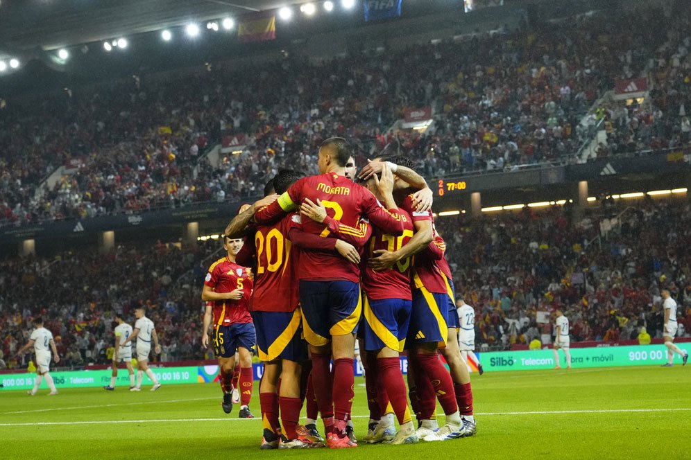 Timnas Spanyol Tahun 2024: 15 Laga, 12 Kali Menang, Juara Euro, Solid di Nations League