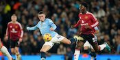 Hasil Manchester City vs Manchester United: Skor: 1-2