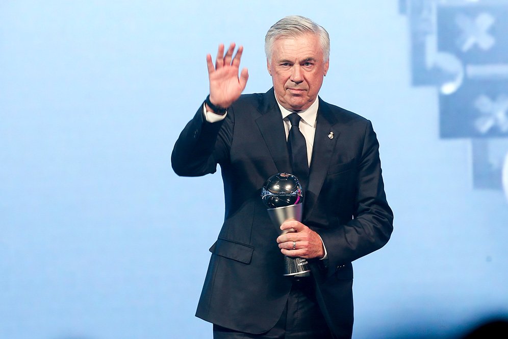 Carlo Ancelotti Terpilih Jadi The Best FIFA Men's Coach 2024 Carlo Ancelotti Terpilih Jadi The Best FIFA Men's Coach 2024