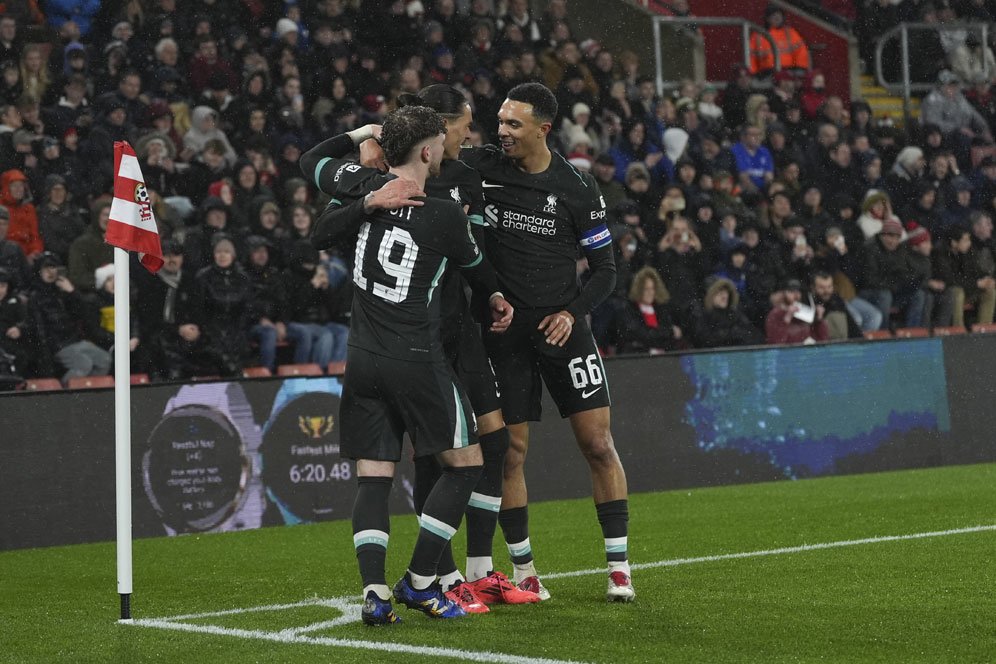 Hasil Southampton vs Liverpool: Skor 1-2