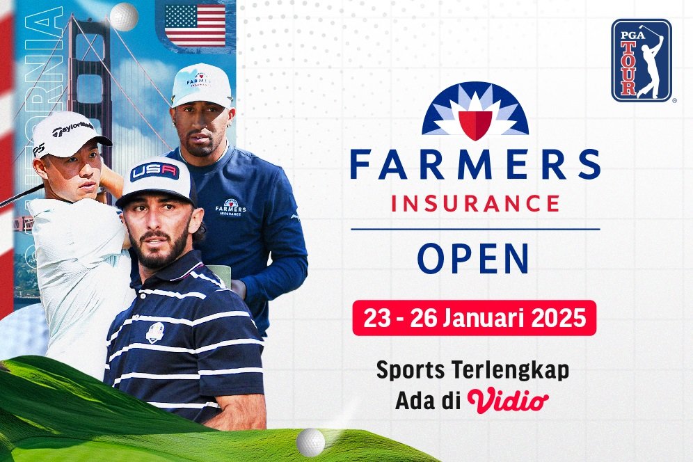 Jadwal dan Link Siaran Langsung PGA Tour 2025 - Farmers Insurance Open di Vidio Jadwal dan Link Siaran Langsung PGA Tour 2025 - Farmers Insurance Open di Vidio