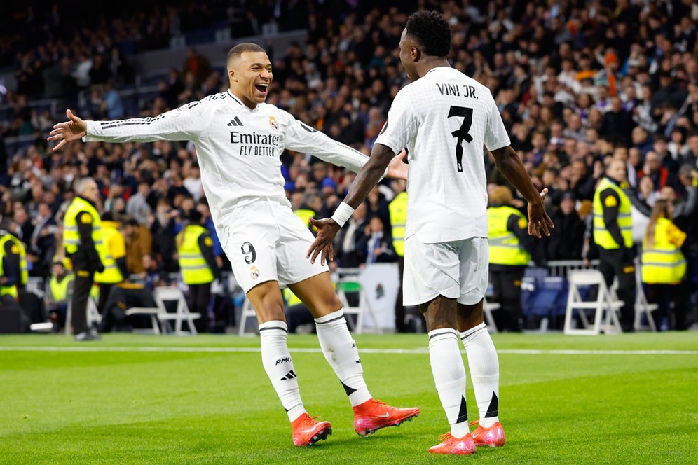Duet Vinicius dan Mbappe Belum Berjalan Mulus di Real Madrid