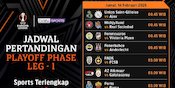 Jadwal Live Streaming Liga Europa 2024/25 Babak Play-off di Vidio