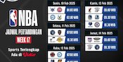 Jadwal Siaran Langsung Pekan 17 NBA 2024/2025 di Vidio